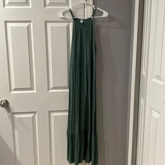 Sage green maxi dress